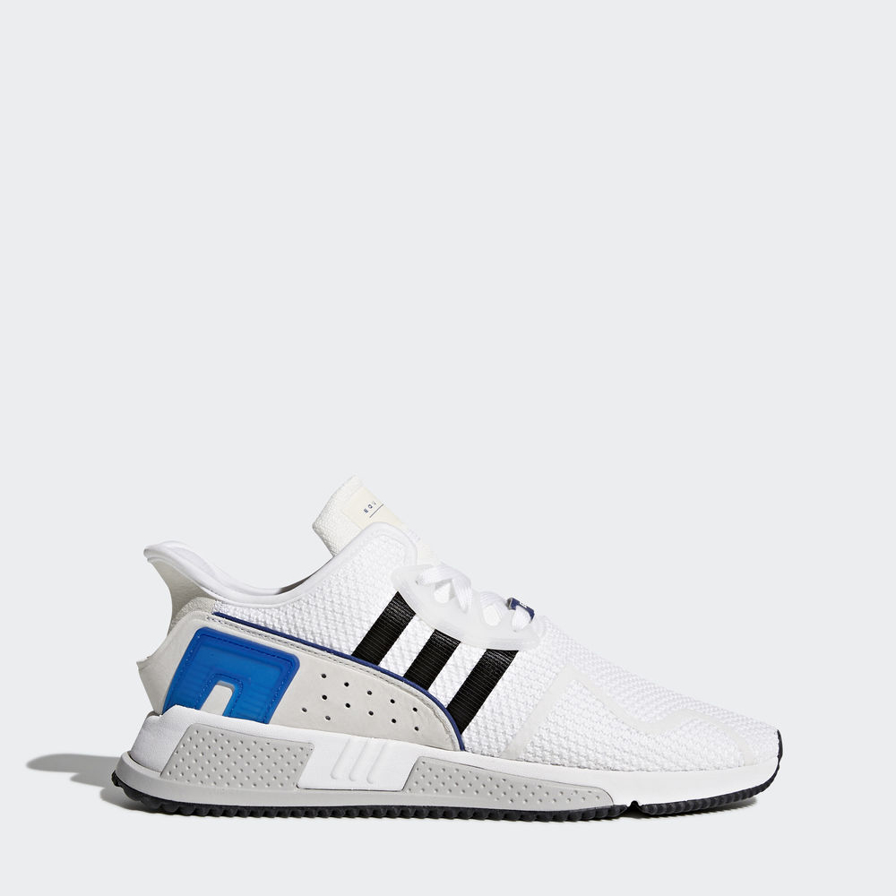 Adidas Eqt Cushion Adv - Originals ανδρικα - Ασπρα/Μαυρα/Μπλε Ρουά,Μέγεθος: EU 36 – 54 2/3 (646UJQZW